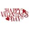 Glitzhome® 24" Metal "HAPPY VALENTINE'S DAY" Wall Decor